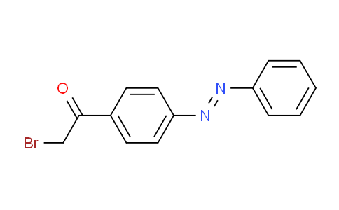 CAS No. 62625-24-5, 2-Bromo-1-(4-(phenyldiazenyl)phenyl)ethanone