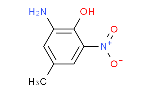 CAS No. 6265-07-2, 2-Amino-4-methyl-6-nitrophenol