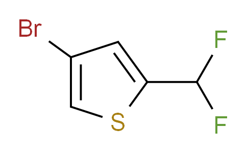 CAS No. 627526-93-6, 4-Bromo-2-(difluoromethyl)thiophene