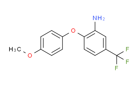 CAS No. 62966-74-9, 2-(4-Methoxyphenoxy)-5-(trifluoromethyl)aniline