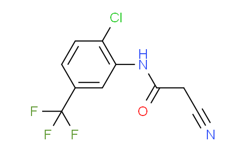 CAS No. 63034-98-0, N-(2-Chloro-5-(trifluoromethyl)phenyl)-2-cyanoacetamide
