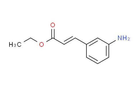 CAS No. 6328-01-4, (E)-3-(3-aminophenyl)-2-propenoic acid ethyl ester