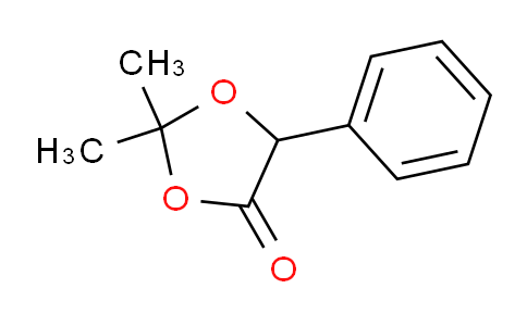 CAS No. 6337-34-4, 2,2-Dimethyl-5-phenyl-[1,3]dioxolan-4-one
