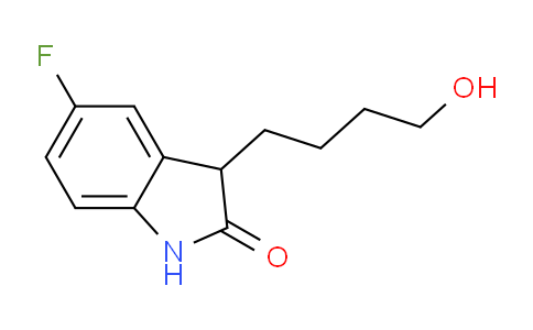 CAS No. 637341-60-7, 5-Fluoro-3-(4-hydroxy-butyl)-1,3-dihydro-indol-2-one