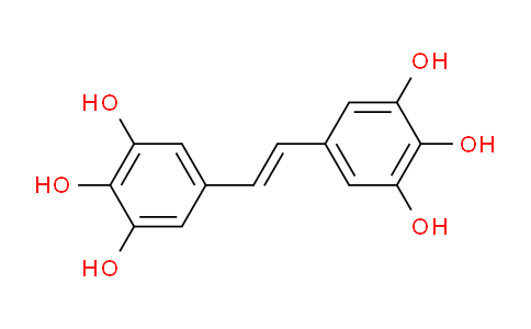CAS No. 637776-83-1, 5-[2-(3,4,5-Trihydroxyphenyl)ethenyl]benzene-1,2,3-triol