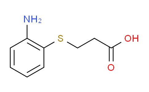 CAS No. 63928-26-7, 3-[(2-aminophenyl)thio]propanoic acid