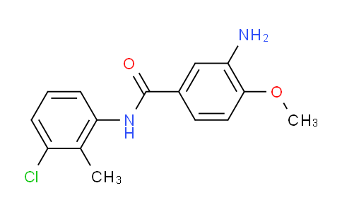 CAS No. 63969-05-1, 3-Amino-N-(3-chloro-2-methylphenyl)-4-methoxybenzamide