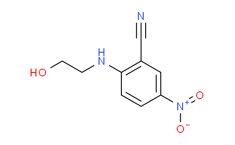 CAS No. 63989-40-2, 2-((2-Hydroxyethyl)amino)-5-nitrobenzonitrile