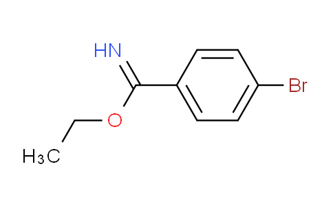 CAS No. 64128-11-6, 4-Bromobenzenecarboximidic acid ethyl ester