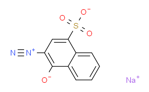 CAS No. 64173-96-2, sodium 3-diazonio-4-oxido-1-naphthalenesulfonate