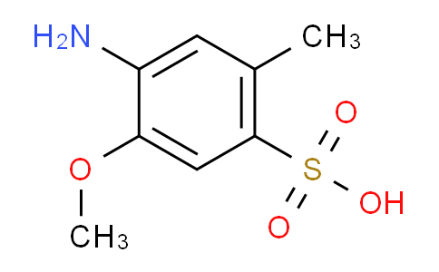 CAS No. 6471-78-9, 4-Amino-5-methoxy-2-methylbenzenesulfonic acid
