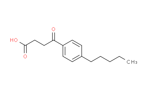 CAS No. 64779-07-3, 4-Oxo-4-(4-pentylphenyl)butanoic acid