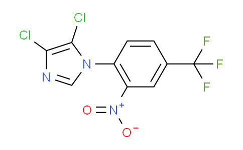 CAS No. 649662-56-6, 4,5-Dichloro-1-(2-nitro-4-(trifluoromethyl)phenyl)-1H-imidazole
