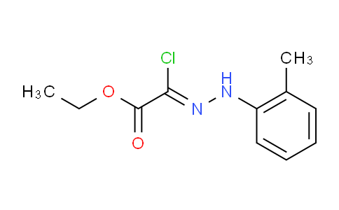 CAS No. 64989-46-4, Ethyl 2-chloro-2-(2-(o-tolyl)hydrazono)acetate