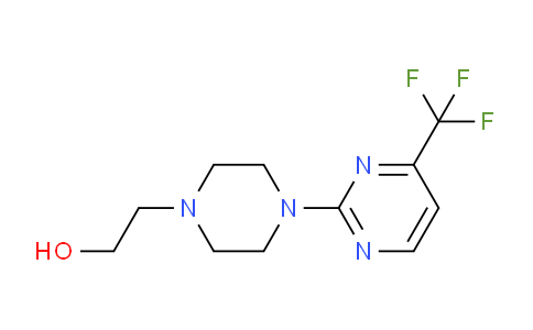CAS No. 651004-99-8, 2-(4-(4-(Trifluoromethyl)pyrimidin-2-yl)piperazin-1-yl)ethanol