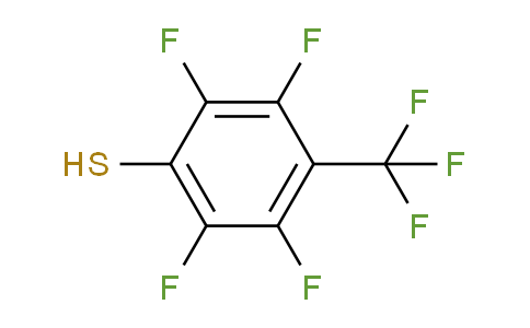 CAS No. 651-84-3, 4-Trifluoromethyl-2,3,5,6-tetrafluorothiophenol