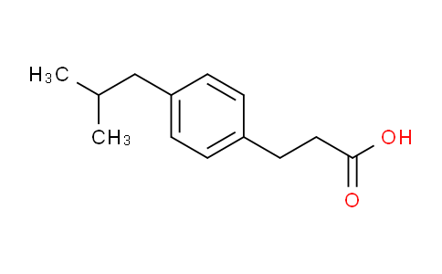 CAS No. 65322-85-2, 3-(4-Isobutylphenyl)propanoic acid