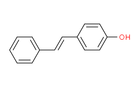 CAS No. 6554-98-9, 4-[(E)-2-phenylethenyl]phenol