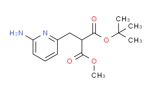 CAS No. 656801-29-5, 1-(tert-butyl) 3-methyl 2-((6-aminopyridin-2-yl)methyl)malonate