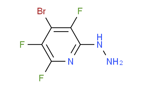 CAS No. 65717-66-0, (4-Bromo-3,5,6-trifluoro-2-pyridinyl)hydrazine
