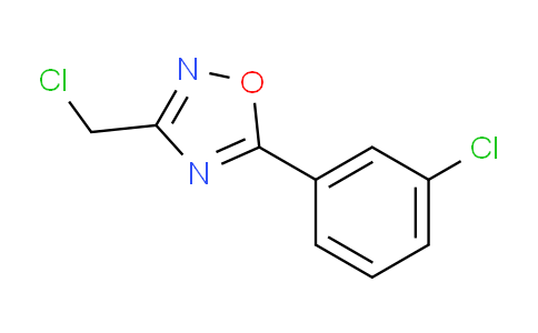 CAS No. 657423-57-9, 3-(Chloromethyl)-5-(3-chlorophenyl)-1,2,4-oxadiazole