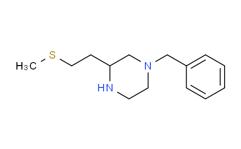 CAS No. 660862-41-9, 3-[2-(methylthio)ethyl]-1-(phenylmethyl)piperazine