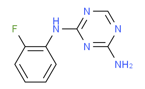 CAS No. 66088-45-7, N2-(2-fluorophenyl)-1,3,5-triazine-2,4-diamine