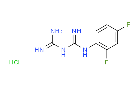 CAS No. 66088-52-6, 1-{[{[amino(imino)methyl]amino}(imino)methyl] amino}-2,4-difluorobenzene hydrochloride