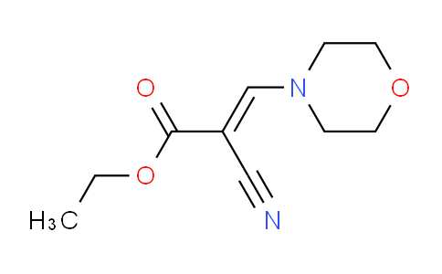 CAS No. 6630-64-4, 2-Cyano-3-(4-morpholinyl)-2-propenoic acid ethyl ester