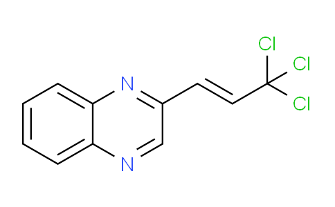CAS No. 6640-58-0, 2-(3,3,3-Trichloro-1-Propenyl)-Quinoxaline