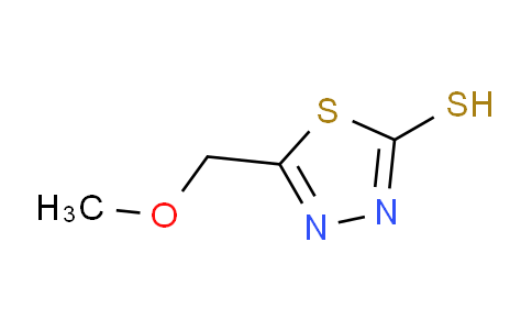 CAS No. 66437-18-1, 5-(Methoxymethyl)-1,3,4-thiadiazole-2-thiol