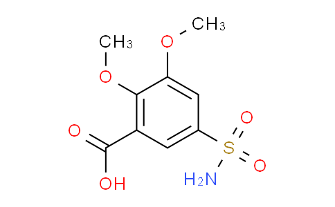 CAS No. 66644-80-2, 2,3-Dimethoxy-5-sulfamoylbenzoic acid