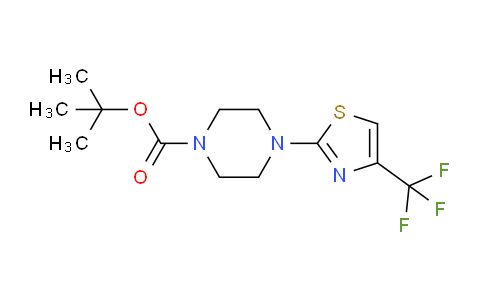 CAS No. 668484-48-8, 4-[4-(trifluoromethyl)-2-thiazolyl]-1-piperazinecarboxylic acid tert-butyl ester