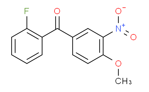 CAS No. 66938-39-4, (2-fluorophenyl)-(4-methoxy-3-nitrophenyl)methanone