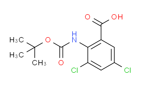 CAS No. 669713-58-0, 2-((tert-Butoxycarbonyl)amino)-3,5-dichlorobenzoic acid