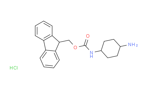 CAS No. 672310-17-7, N-(4-aminocyclohexyl)carbamic acid 9H-fluoren-9-ylmethyl ester hydrochloride