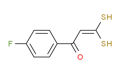 CAS No. 67259-61-4, 1-(4-fluorophenyl)-3,3-dimercapto-2-propen-1-one