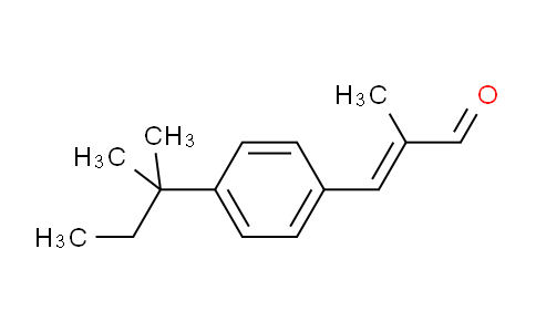CAS No. 67468-55-7, 3-[4-(1,1-Dimethylpropyl)phenyl]-2-methyl-2-propenal