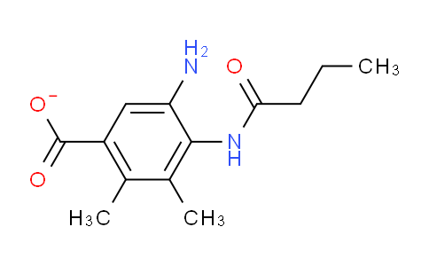 CAS No. 675882-71-0, 5-amino-2,3-dimethyl-4-(1-oxobutylamino)benzoate