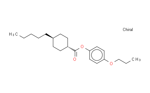 CAS No. 67589-54-2, 4-N-Propoxyphenyl trans-4-n-pentylcyclohexanecarboxylate