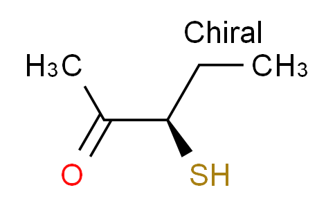 CAS No. 67633-97-0, (3R)-3-mercapto-2-pentanone