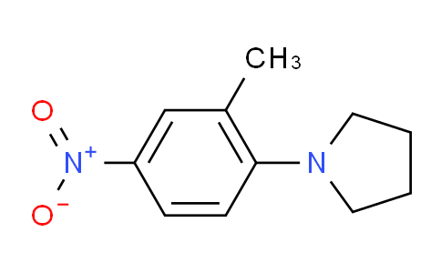 CAS No. 67828-58-4, 1-(2-Methyl-4-nitrophenyl)pyrrolidine