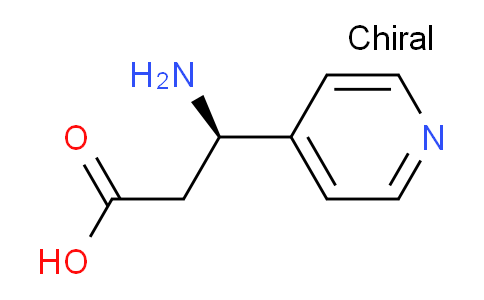 CAS No. 678969-18-1, (3R)-3-amino-3-pyridin-4-ylpropanoic acid