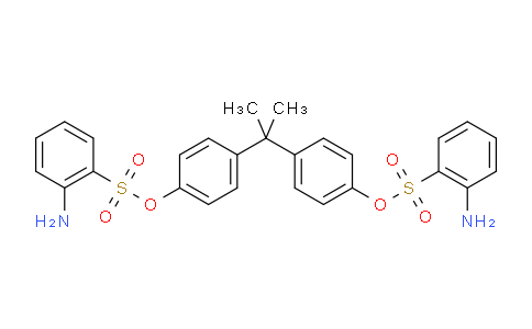 CAS No. 68015-60-1, 2-aminobenzenesulfonic acid [4-[2-[4-(2-aminophenyl)sulfonyloxyphenyl]propan-2-yl]phenyl] ester