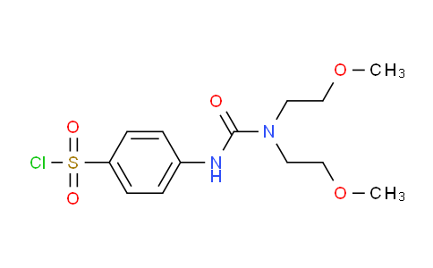 CAS No. 680185-48-2, 4-(3,3-Bis(2-methoxyethyl)ureido)benzene-1-sulfonyl chloride