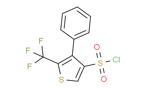 CAS No. 680215-52-5, 4-Phenyl-5-(trifluoromethyl)thiophene-3-sulfonyl chloride