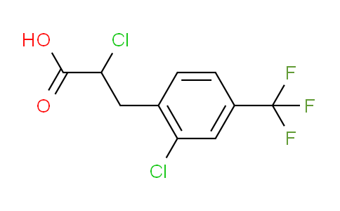 CAS No. 680215-64-9, 2-chloro-3-[2-chloro-4-(trifluoromethyl)phenyl]propanoic acid