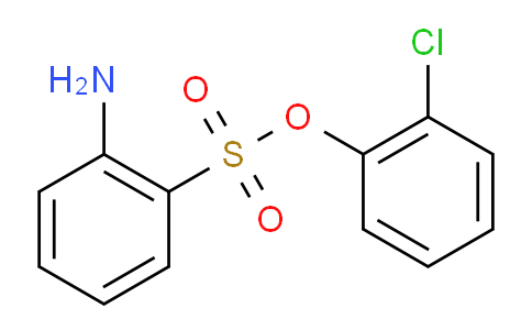 CAS No. 68227-70-3, 2-Chlorophenyl 2-aminobenzenesulfonate