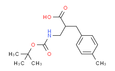 CAS No. 683218-94-2, 3-(Boc-amino)-2-(4-methylbenzyl)propanoic acid