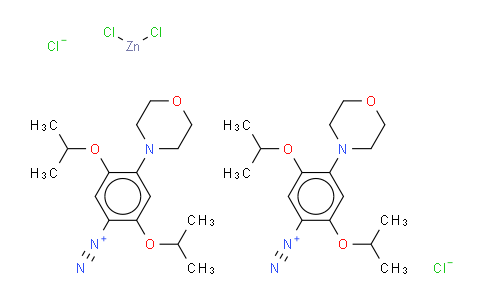CAS No. 68413-64-9, 2,5-bis(1-methylethoxy)-4-(morpholino)benzenediazonium tetrachlorozincate (2:1)